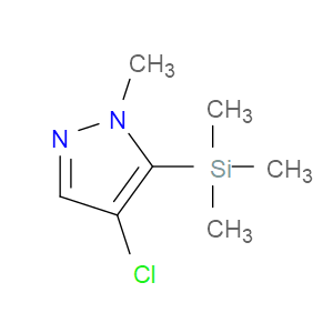 4-Chloro-1-methyl-5-(trimethylsilyl)-1H-pyrazole