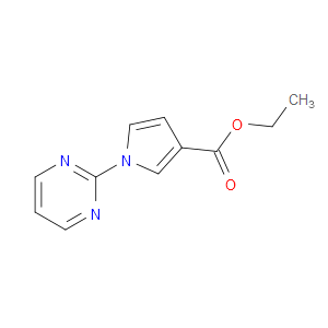 ethyl 1-(pyrimidin-2-yl)-1H-pyrrole-3-carboxylate