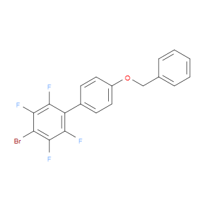 4-Bromo-2,3,5,6-tetrafluoro-4'-(phenylmethoxy)-1,1'-biphenyl