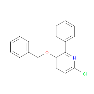 Pyridine, 6-chloro-2-phenyl-3-(phenylmethoxy)-