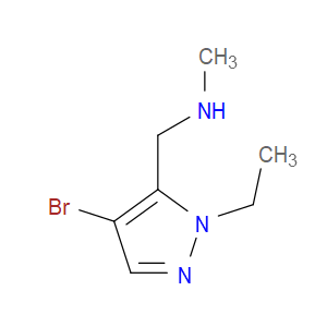 4-Bromo-1-ethyl-N-methyl-1H-pyrazole-5-methanamine