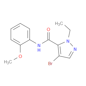 4-Bromo-1-ethyl-N-(2-methoxyphenyl)-1H-pyrazole-5-carboxamide