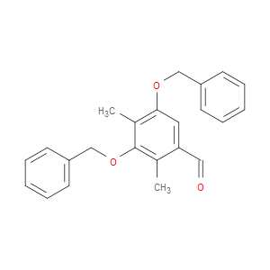 2,4-Dimethyl-3,5-bis(phenylmethoxy)benzaldehyde