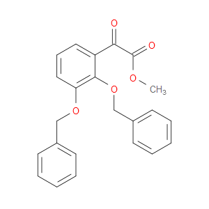 Methyl α-oxo-2,3-bis(phenylmethoxy)benzeneacetate