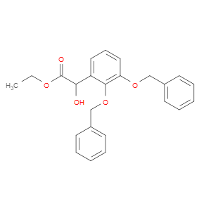 Ethyl α-hydroxy-2,3-bis(phenylmethoxy)benzeneacetate