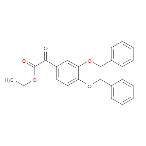Ethyl α-oxo-3,4-bis(phenylmethoxy)benzeneacetate