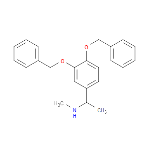 N,α-Dimethyl-3,4-bis(phenylmethoxy)benzenemethanamine