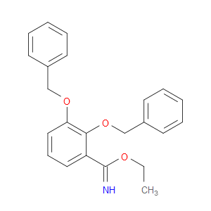Ethyl 2,3-bis(phenylmethoxy)benzenecarboximidate