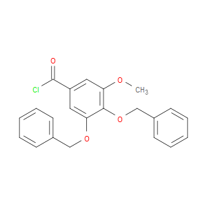 3-Methoxy-4,5-bis(phenylmethoxy)benzoyl chloride