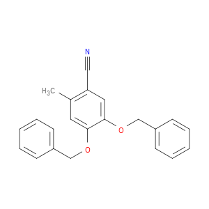 Benzonitrile, 2-methyl-4,5-bis(phenylmethoxy)-