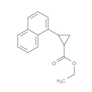 Ethyl 2-(1-naphthalenyl)cyclopropanecarboxylate