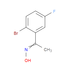 Ethanone, 1-(2-bromo-5-fluorophenyl)-, oxime
