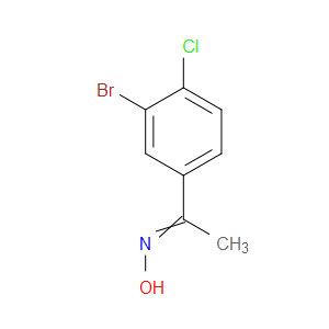 Ethanone, 1-(3-bromo-4-chlorophenyl)-, oxime