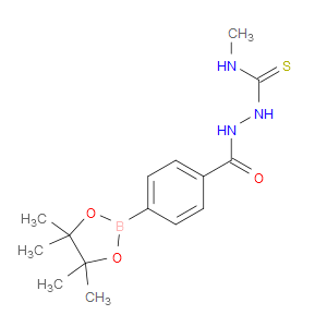 N-methyl-2-(4-(4,4,5,5-tetramethyl-1,3,2-dioxaborolan-2-yl)benzoyl)hydrazinecarbothioamide
