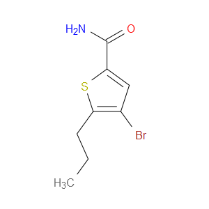 4-bromo-5-propylthiophene-2-carboxamide
