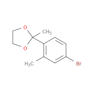 2-(4-bromo-2-methylphenyl)-2-methyl-1,3-dioxolane