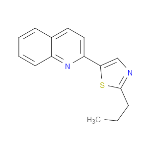 Quinoline, 2-(2-propyl-5-thiazolyl)-