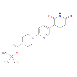 tert-butyl 4-(5-(2,6-dioxopiperidin-3-yl)pyridin-2-yl)piperazine-1-carboxylate