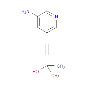 4-(5-Amino-3-pyridinyl)-2-methyl-3-butyn-2-ol