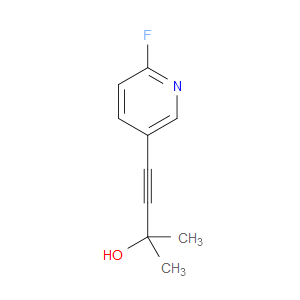 4-(6-Fluoro-3-pyridinyl)-2-methyl-3-butyn-2-ol