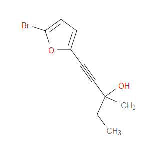 1-Pentyn-3-ol, 1-(5-bromo-2-furyl)-3-methyl-