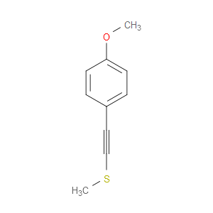 ((4-methoxyphenyl)ethynyl)(methyl)sulfane