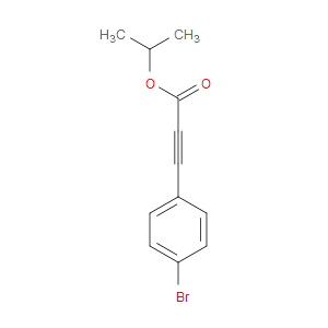 isopropyl 3-(4-bromophenyl)propiolate