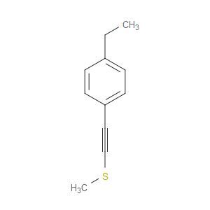 ((4-ethylphenyl)ethynyl)(methyl)sulfane