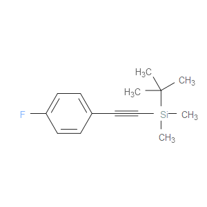 tert-butyl((4-fluorophenyl)ethynyl)dimethylsilane