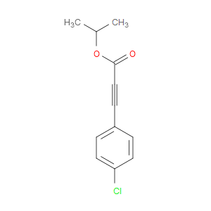 isopropyl 3-(4-chlorophenyl)propiolate