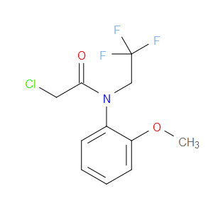 Acetamide, 2-chloro-N-(2-methoxyphenyl)-N-(2,2,2-trifluoroethyl)-