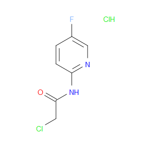 Acetamide, 2-chloro-N-(5-fluoro-2-pyridinyl)-, hydrochloride (1:1)