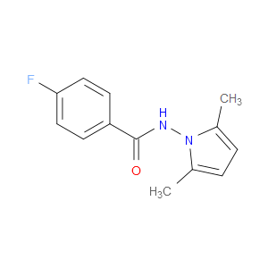 N-(2,5-Dimethyl-1H-pyrrol-1-yl)-4-fluorobenzamide