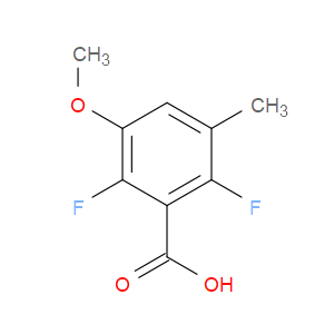 2,6-difluoro-3-methoxy-5-methylbenzoic acid