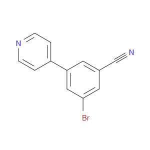3-bromo-5-(pyridin-4-yl)benzonitrile