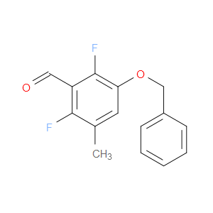 3-(benzyloxy)-2,6-difluoro-5-methylbenzaldehyde