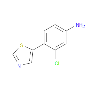 3-Chloro-4-(5-thiazolyl)benzenamine