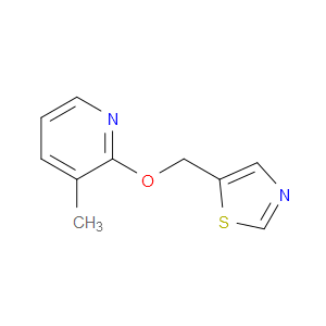 Pyridine, 3-methyl-2-(5-thiazolylmethoxy)-