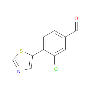 3-Chloro-4-(5-thiazolyl)benzaldehyde