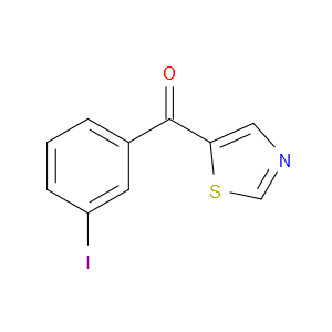 (3-Iodophenyl)-5-thiazolylmethanone