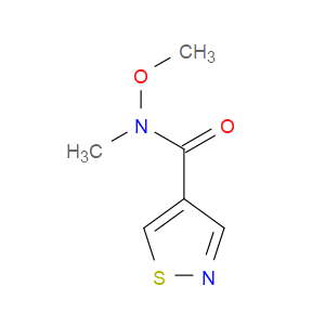 N-Methoxy-N-methyl-4-isothiazolecarboxamide
