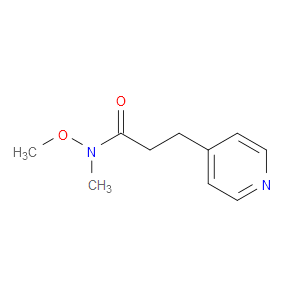 N-Methoxy-N-methyl-4-pyridinepropanamide
