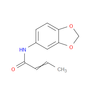 N-1,3-Benzodioxol-5-yl-2-butenamide