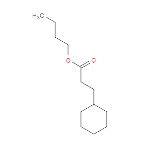 Butyl cyclohexanepropanoate