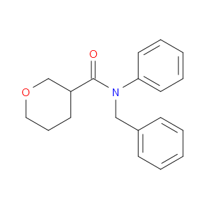 Tetrahydro-N-phenyl-N-(phenylmethyl)-2H-pyran-3-carboxamide