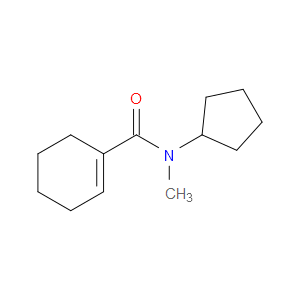 N-Cyclopentyl-N-methyl-1-cyclohexene-1-carboxamide