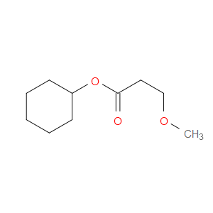 Propanoic acid, 3-methoxy-, cyclohexyl ester