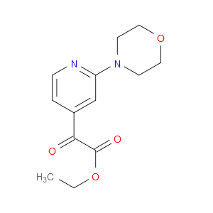 ethyl 2-(2-morpholinopyridin-4-yl)-2-oxoacetate