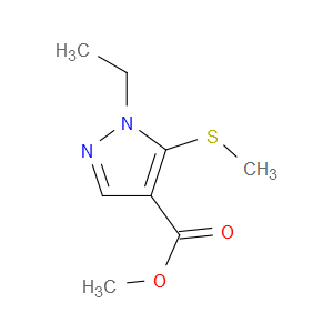 methyl 1-ethyl-5-(methylthio)-1H-pyrazole-4-carboxylate