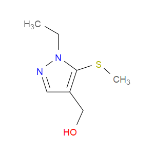 (1-ethyl-5-(methylthio)-1H-pyrazol-4-yl)methanol